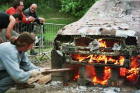 Firing the car kiln